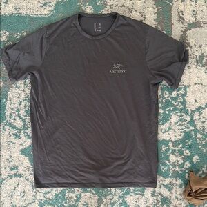 Arc'teryx Gray Short Sleeve Tee Classic Crew Neck